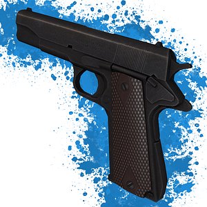 3d colt m1911 pistol model