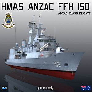 anzac class frigate hmas 3ds