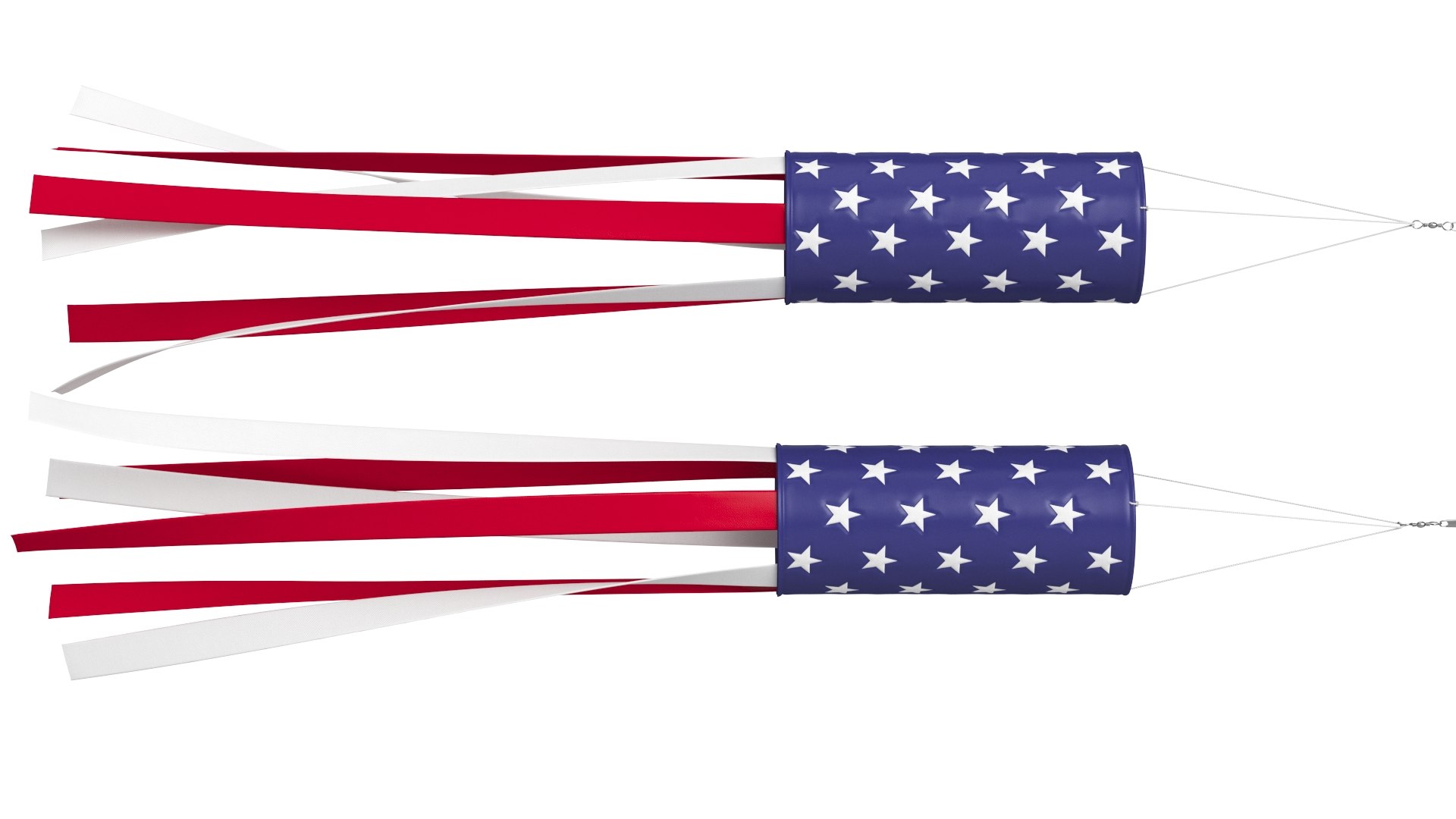 American Flag Windsock Model TurboSquid 2132282   Americanflagwindsock9 