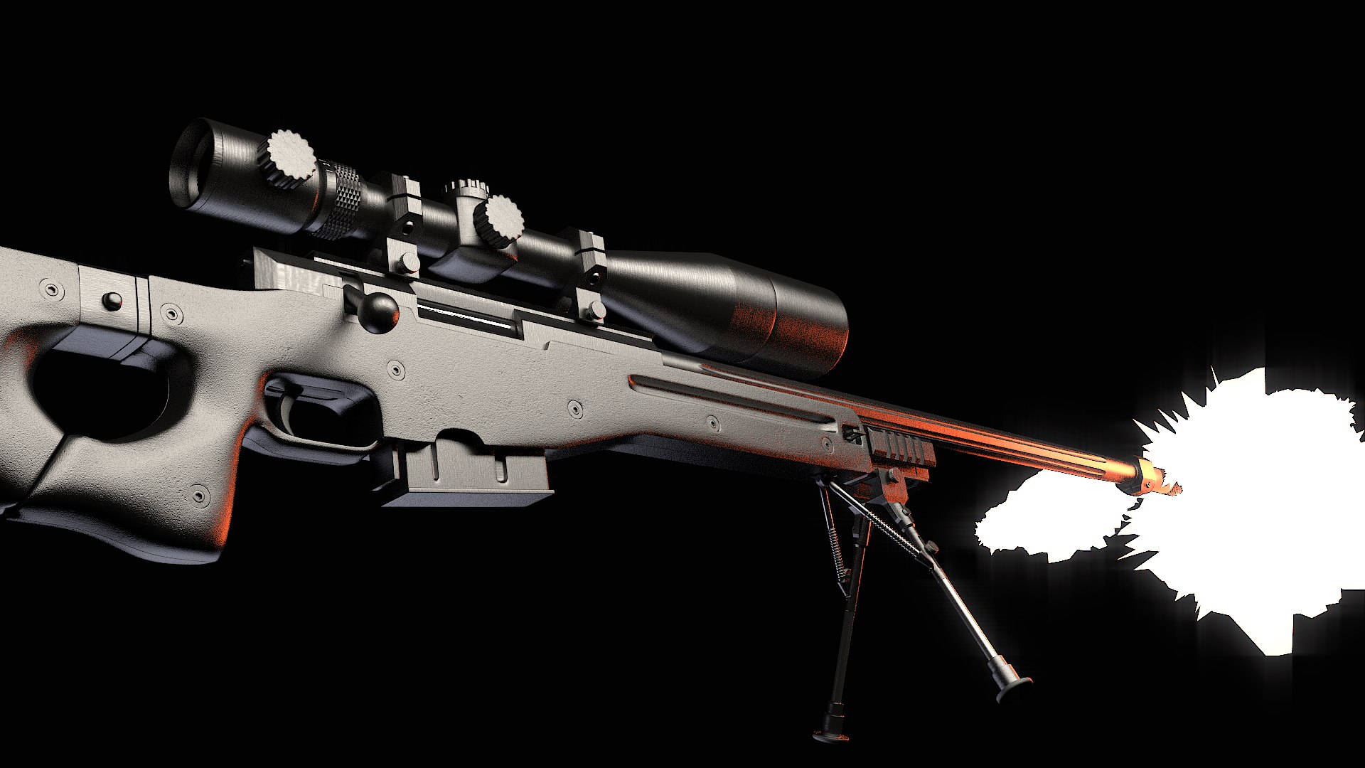 Aw L96 Sniper Rifle Blend