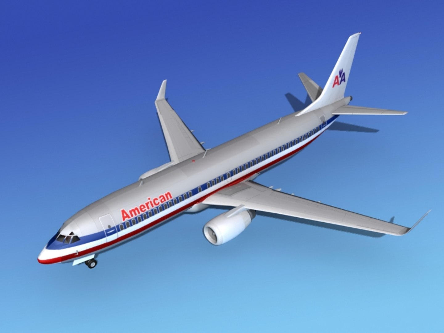 3d Boeing 737-800 737