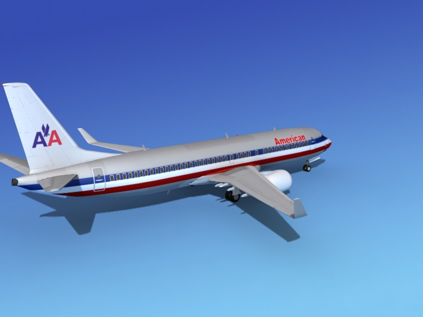 3d Boeing 737-800 737