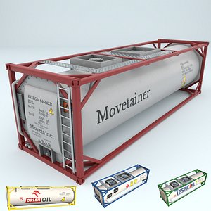iso tank container 3D model