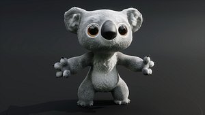 3D Koala Character - Fully Rigged