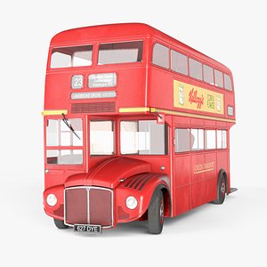 3D model london routemaster bus