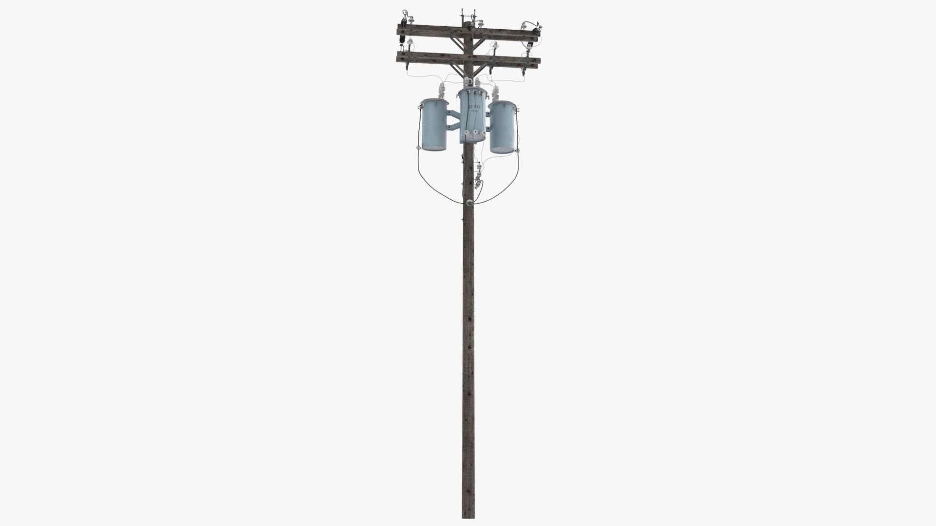 3D Utility Pole - TurboSquid 2142596