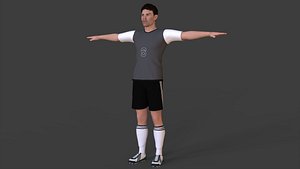 Soccer Player 01 3D model