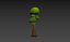 Cartoon Tree 003 3D model