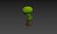 Cartoon Tree 003 3D model