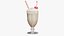 Milkshake Cherry Glass Drink