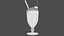 Milkshake Cherry Glass Drink