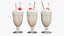 Milkshake Cherry Glass Drink