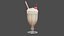 Milkshake Cherry Glass Drink