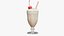 Milkshake Cherry Glass Drink