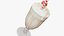 Milkshake Cherry Glass Drink