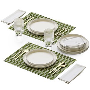 3D Table setting 41 model