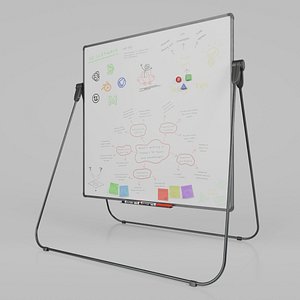 Customizable U-Stand Whiteboard Square Writing Board