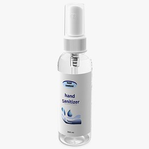 3D hand sanitizer spray bottle