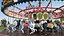3D amusement park carousel