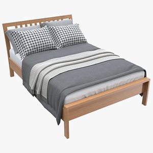 Double Bed Ercol Bosco 3D model