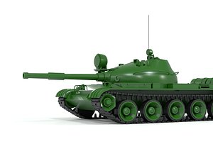 T-62 Low-poly tank