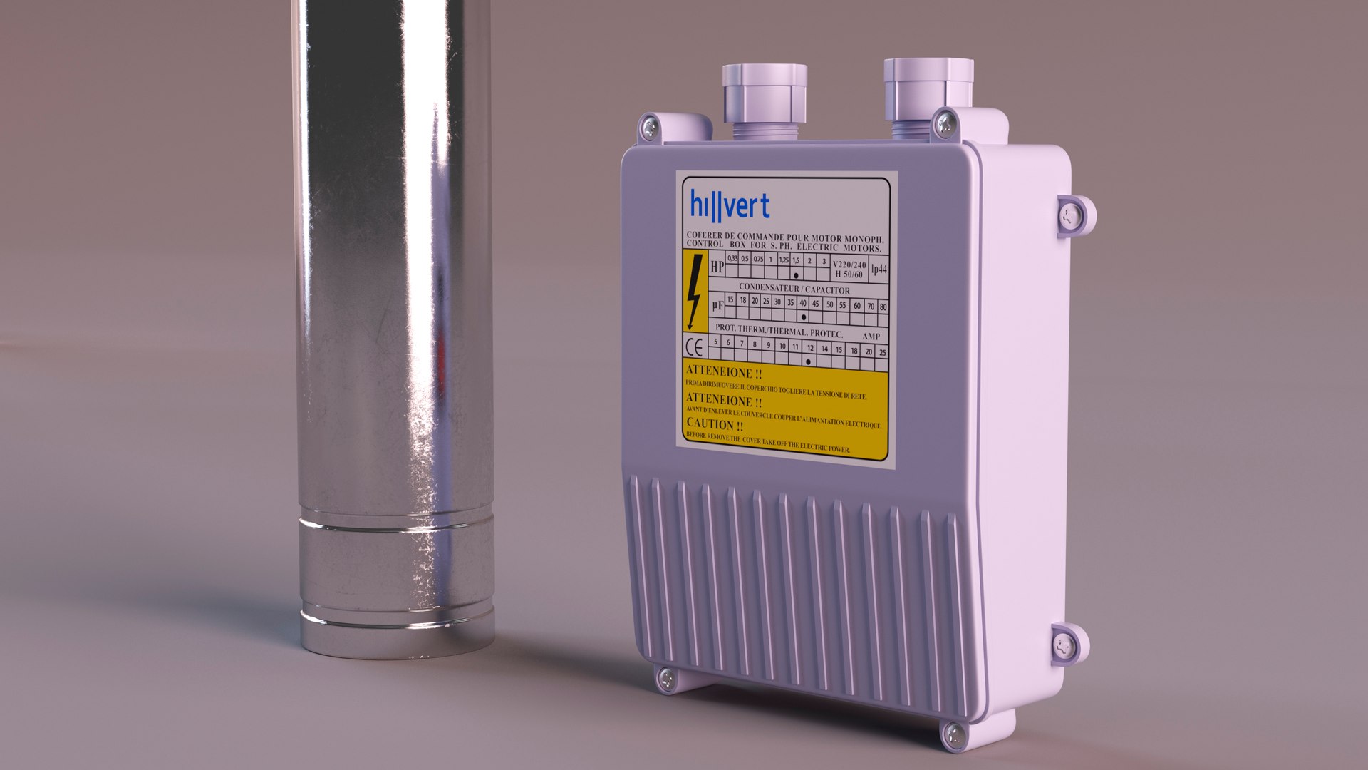 3D Stainless Steel Submersible Electric Water Pump model https://p.turbosquid.com/ts-thumb/Lr/s2O83c/Ck/stainlesssteelsubmersibleelectricwaterpumpmb3dmodel013/jpg/1695265906/1920x1080/fit_q87/0780e73f92663c984331bfe0f4243339ddc0faf7/stainlesssteelsubmersibleelectricwaterpumpmb3dmodel013.jpg
