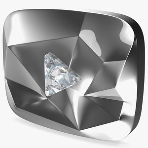 3D Diamond Youtube Award model
