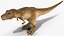 3D tyrannosaurus rex waiting animal model