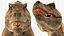 3D tyrannosaurus rex waiting animal model