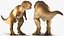 3D tyrannosaurus rex waiting animal model