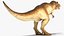 3D tyrannosaurus rex waiting animal model