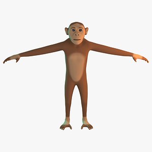 Stylized Monkey NoRig