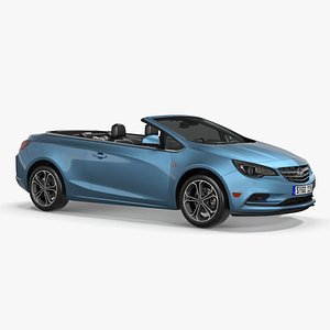 Buick Cascada Cabriolet Convertible Blue Color model