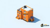 low poly city builder residential 6