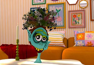 Monkey vase 3D model