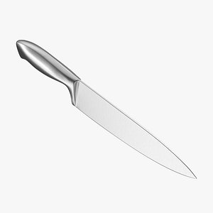 stainless steel kitchen knife tool 3D model