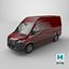 3D model Mercedes Sprinter High Roof