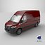 3D model Mercedes Sprinter High Roof