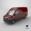 3D model Mercedes Sprinter High Roof