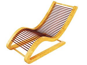 3D Lounge Chair Sunbed