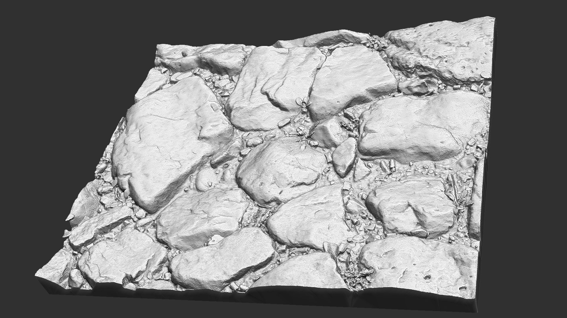 The Ground Made Of Stone 3d Scan 3D - TurboSquid 1992097