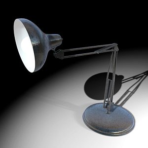 3d model of desklamp bulb power