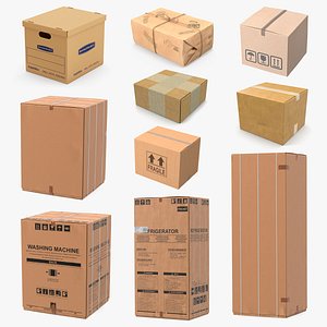 Cardboard Boxes Collection 4