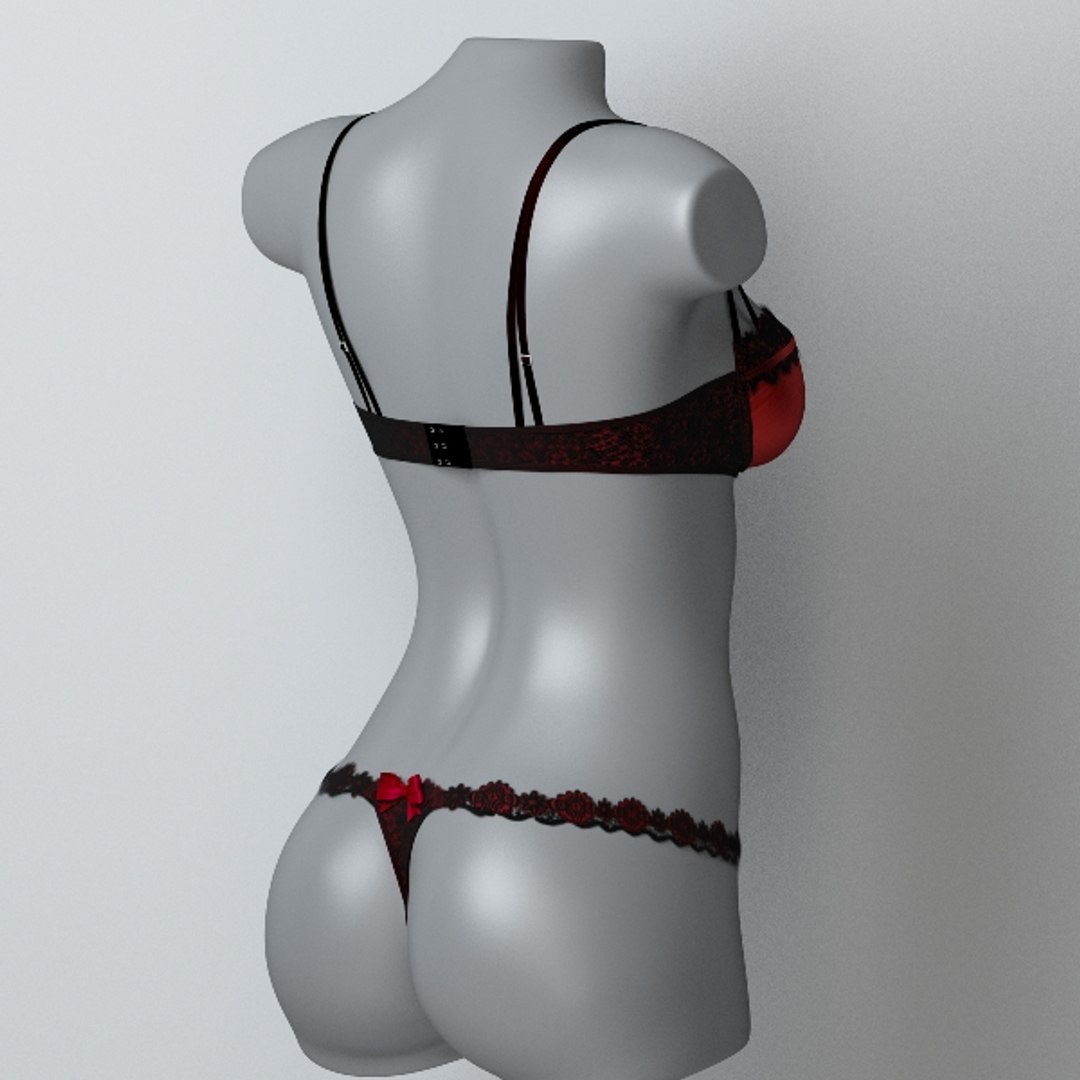 3d Lingerie Mannequin