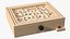 Wooden Maze Game with Steel Marbles