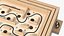 Wooden Maze Game with Steel Marbles