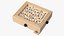 Wooden Maze Game with Steel Marbles