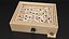 Wooden Maze Game with Steel Marbles