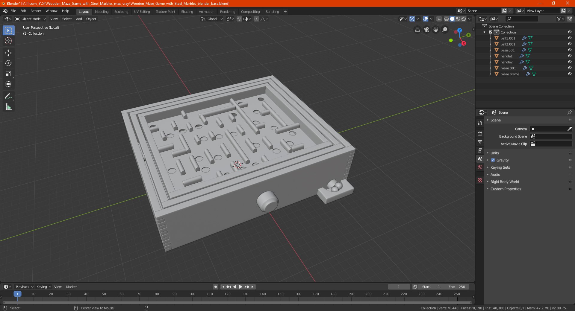 3D Wooden Maze Game with Steel Marbles https://p.turbosquid.com/ts-thumb/Ls/Tq5lAX/X9/woodenmazegamewithsteelmarblesmb3dmodel023/jpg/1630626972/1920x1080/fit_q87/c114f5b0a72f6a2ad80e3bfa3819e81c3d570812/woodenmazegamewithsteelmarblesmb3dmodel023.jpg