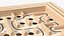 Wooden Maze Game with Steel Marbles